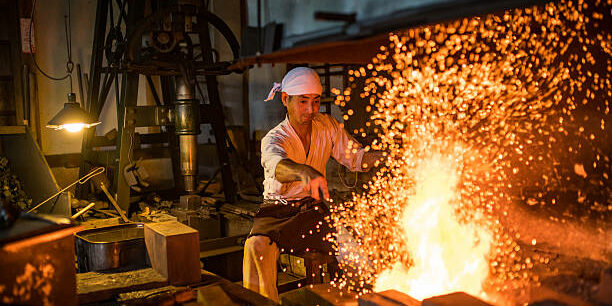 Forgeron Katana japonais