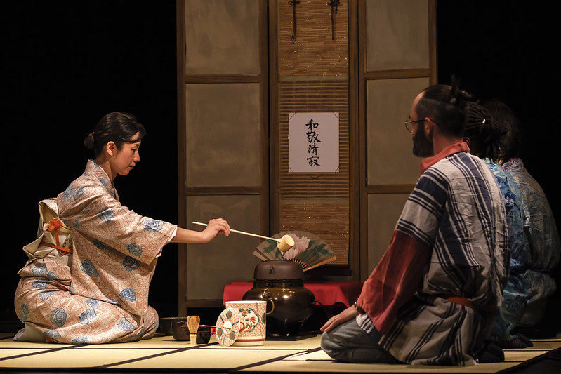 Cérémonie du thé à Bordeaux Keiko Onishi Association Matsukaze Bordeaux