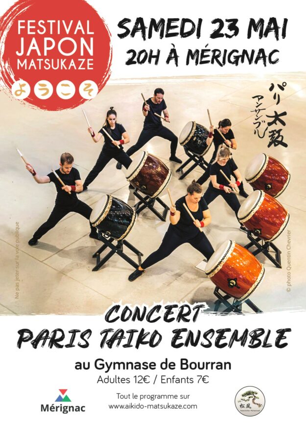 Concert Paris Taiko Ensemble 2026 Festival Japon Matsukazé 2026 Concert Paris Taiko Ensemble 2026 Festival Japon Matsukazé 2026