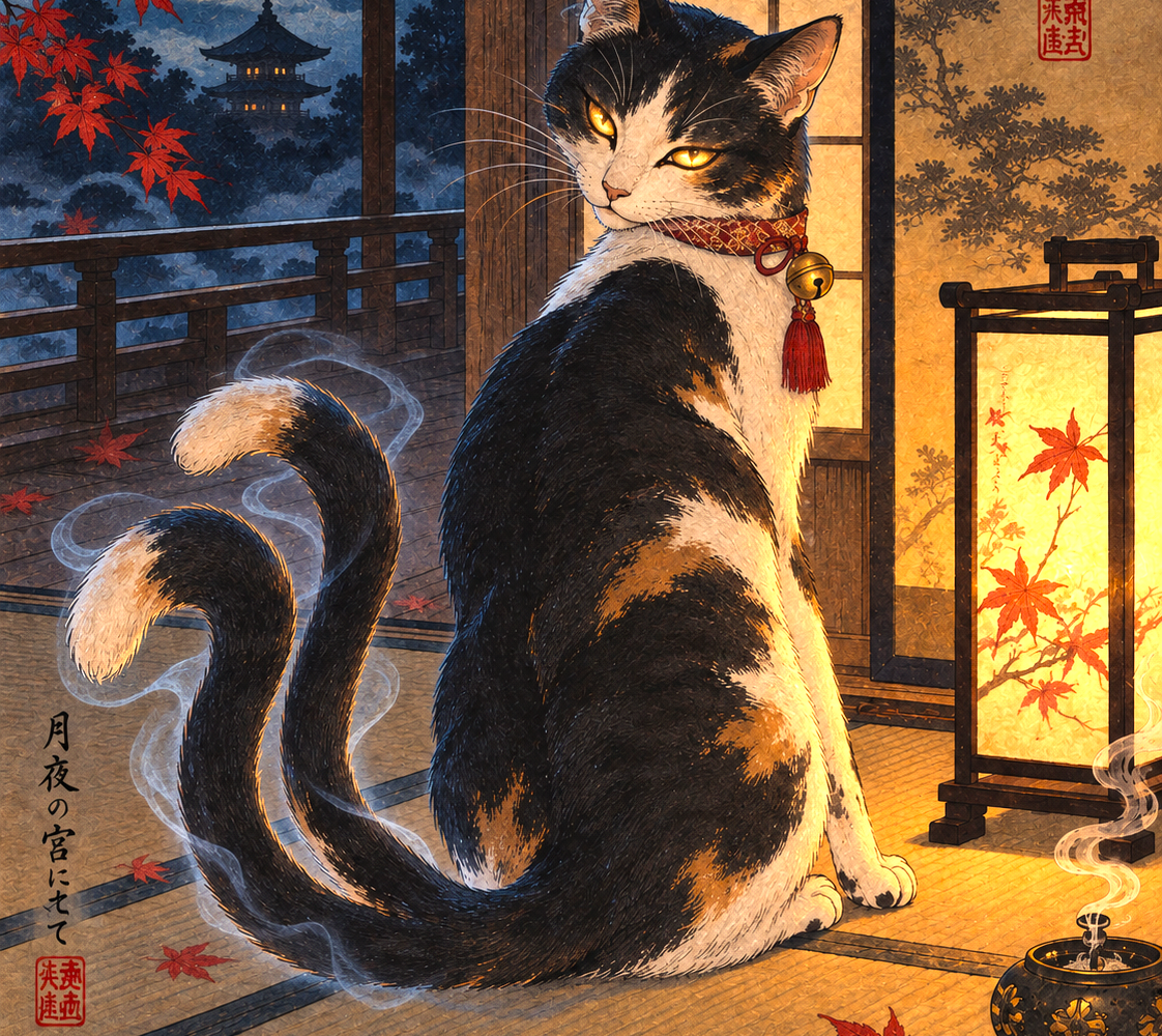 Nekomata Yôkai japon